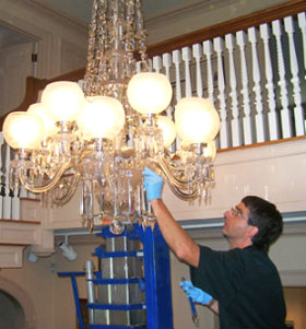 Chandelier Installation